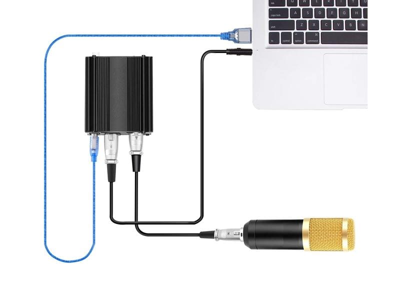 Vonyx DI-Box VDX10 Zuverlässiges, universelles 48-V-Phantomnetzteil