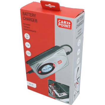 Carpoint BX-2D acculader 12v/24v  max. laadstroom 7.5 ampère