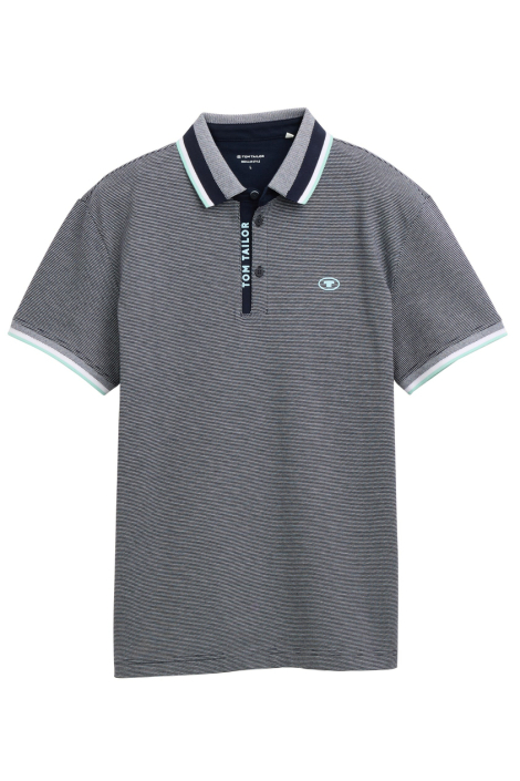 Tom Tailor blauwe heren polo