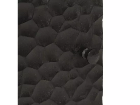 Prolenta Premium - Table de chevet noir 50x33x60 cm bois de manguier massif