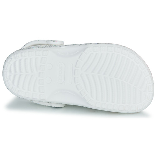 Crocs - Classic Starry Glitter Clog K - Blanc