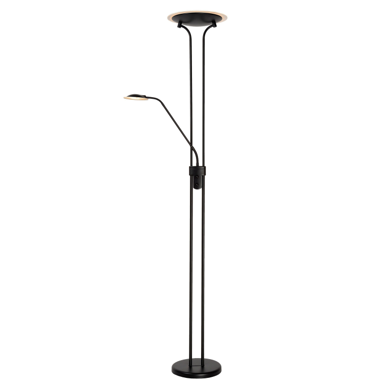Lucide Champion vloerlamp LED zwart