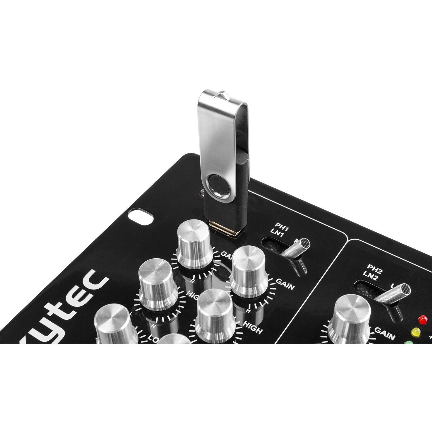 Skytec STM-2300 2-kanaals DJ-mixer