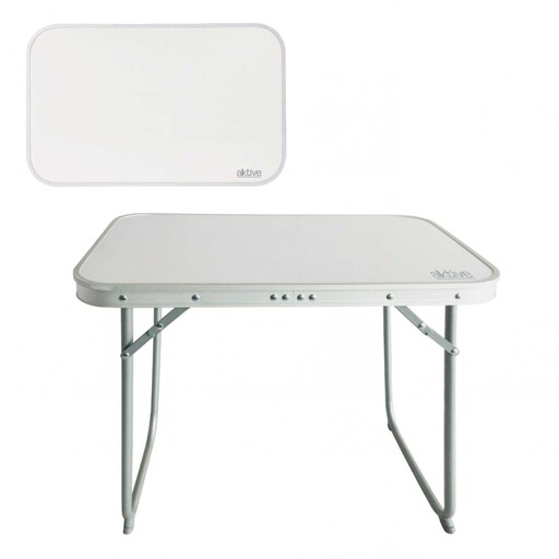 Mesa de camping dobrável em aço Aktive