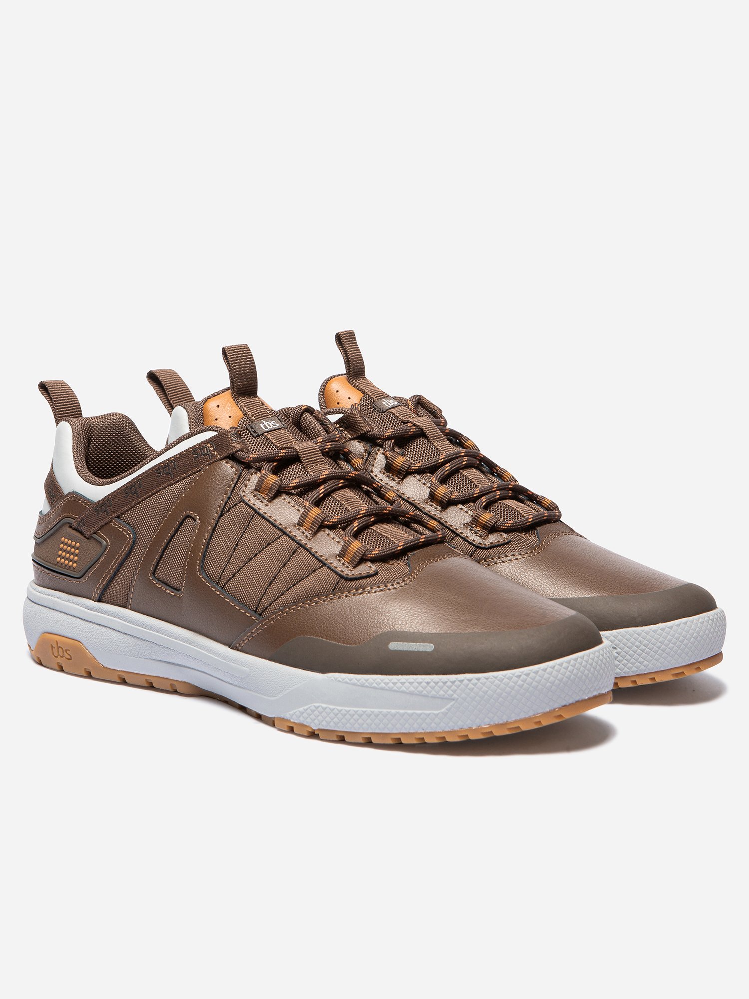 Baskets Homme Cuir Marron