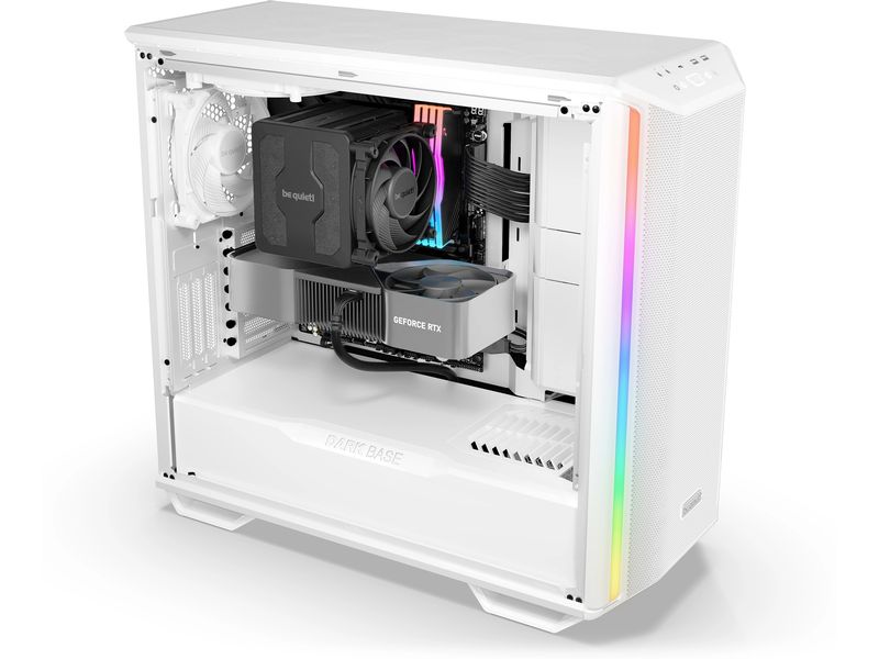 be quiet! PC-Gehäuse Dark Base 701 Weiss Gaming-Gehäuse im Full-Mesh-Design
