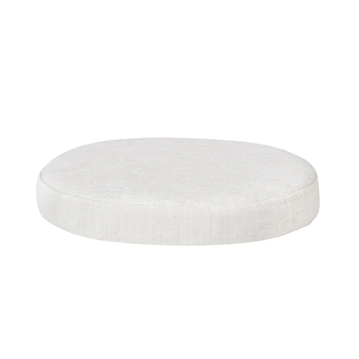 Broste Copenhagen - Auflage für Ninna Beistelltisch, Ø 34 cm, crémeweiss