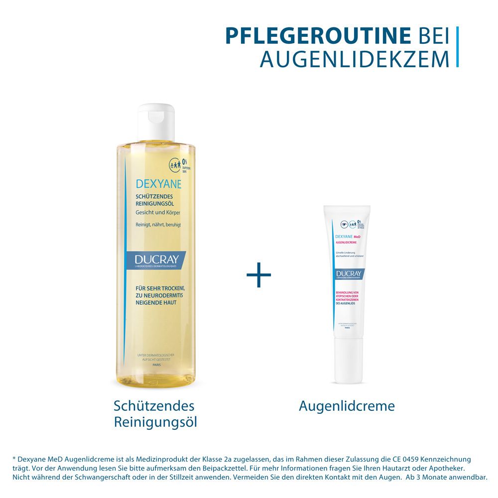 DUCRAY DEXYANE MeD - Augenlidcreme bei Ekzemen