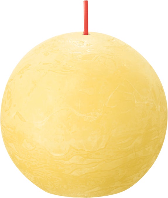 Bolsius bolkaars Rustiek Shine geel 25 uur D 7,6 H 7,1 cm