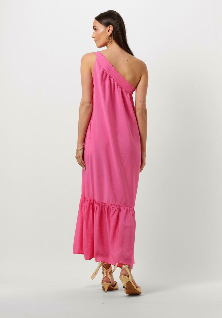 CO\\'COUTURE fuchsia co'couture maxi jurk callum asym dress