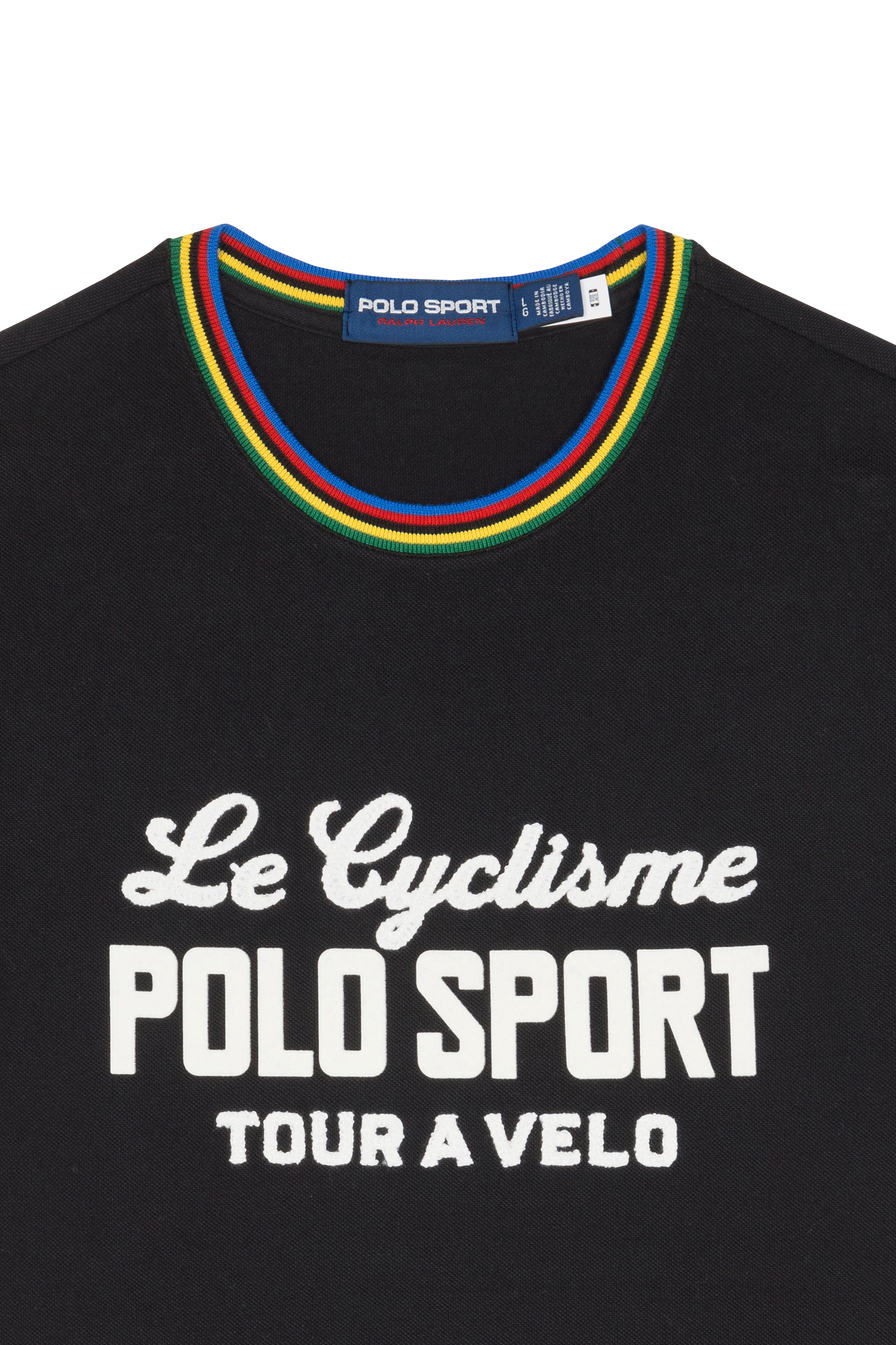 POLO RALPH LAUREN T-shirt  BASIC MESH Noir