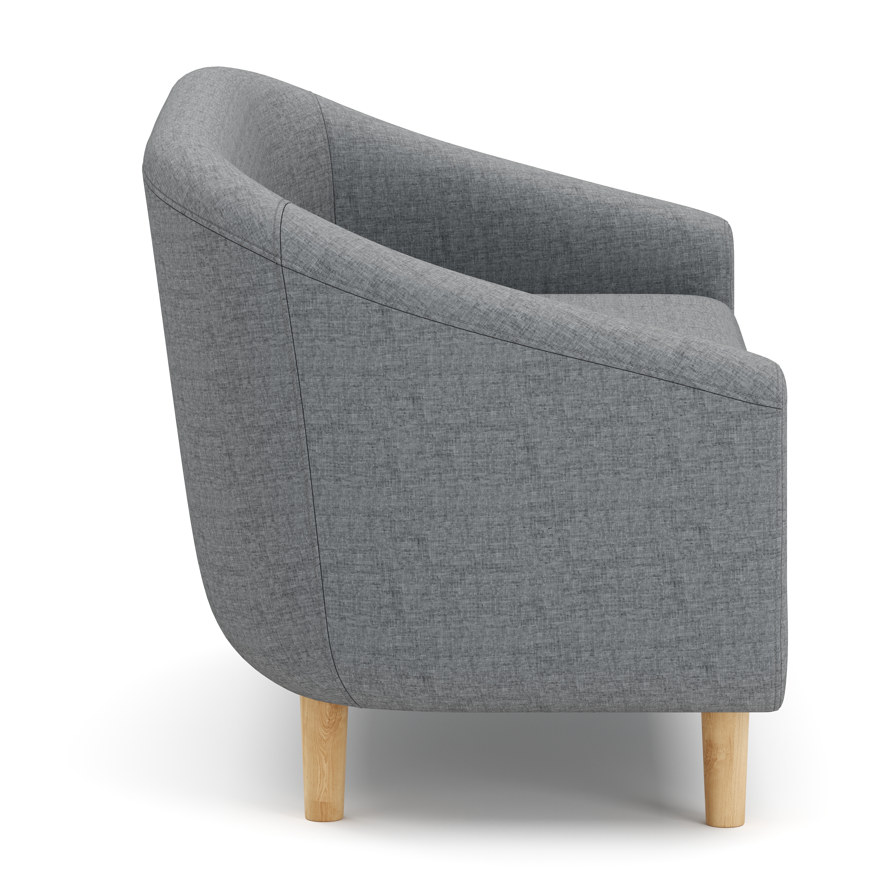Sofa HEATHER 2-Sitzer grau