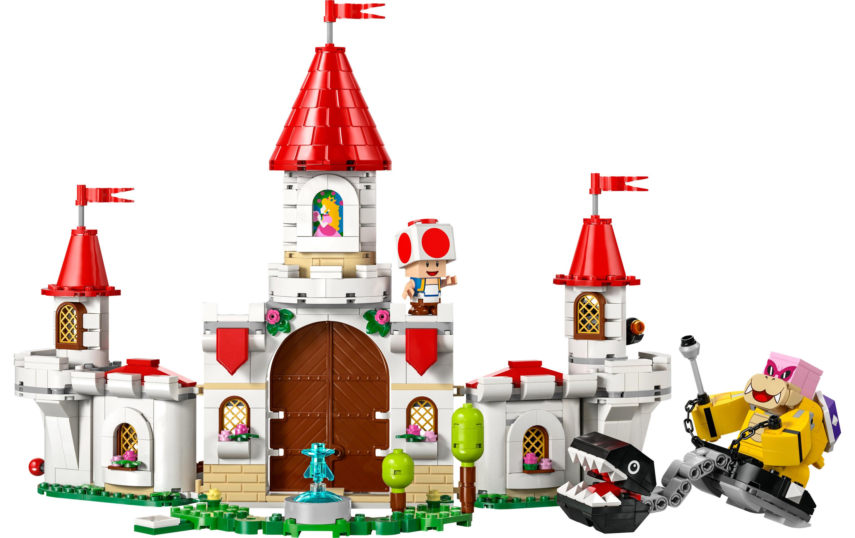 Super Mario Showdown mit Roy beim Pilz-Palast 71435Actionspielset mit Prinzessinnenschloss für Kinder
