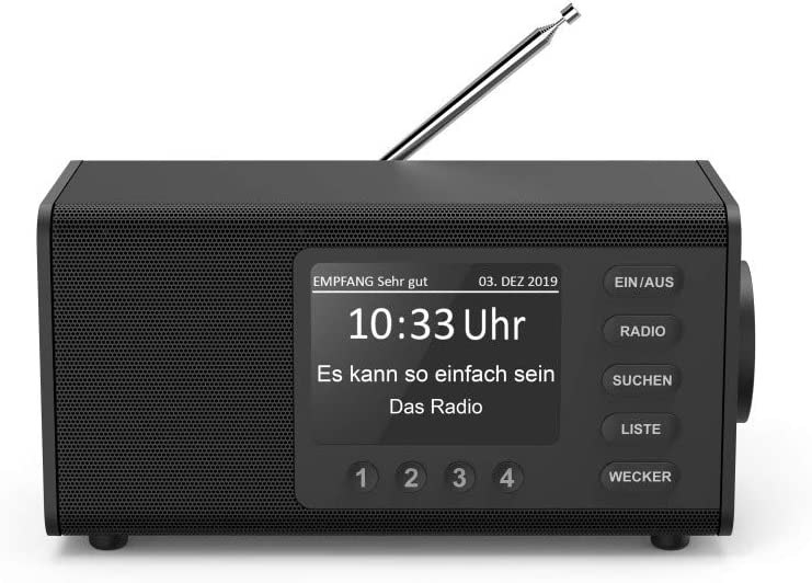DR1000DE Digitalradio DAB/DAB  FM Radio mit 4