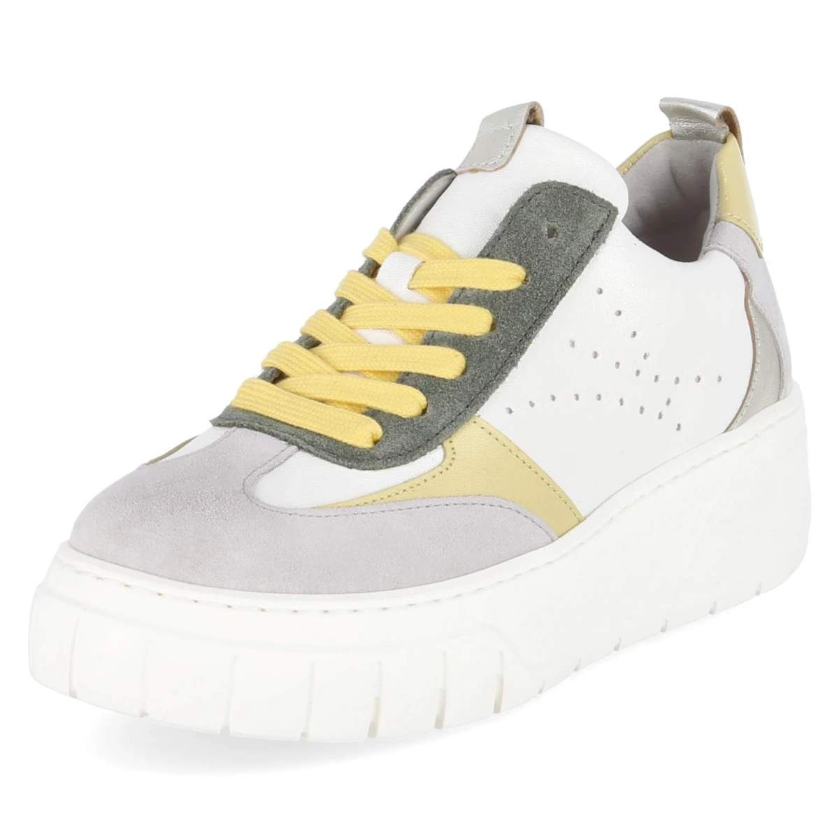 GaborLow Sneaker - latte/yellow/pine