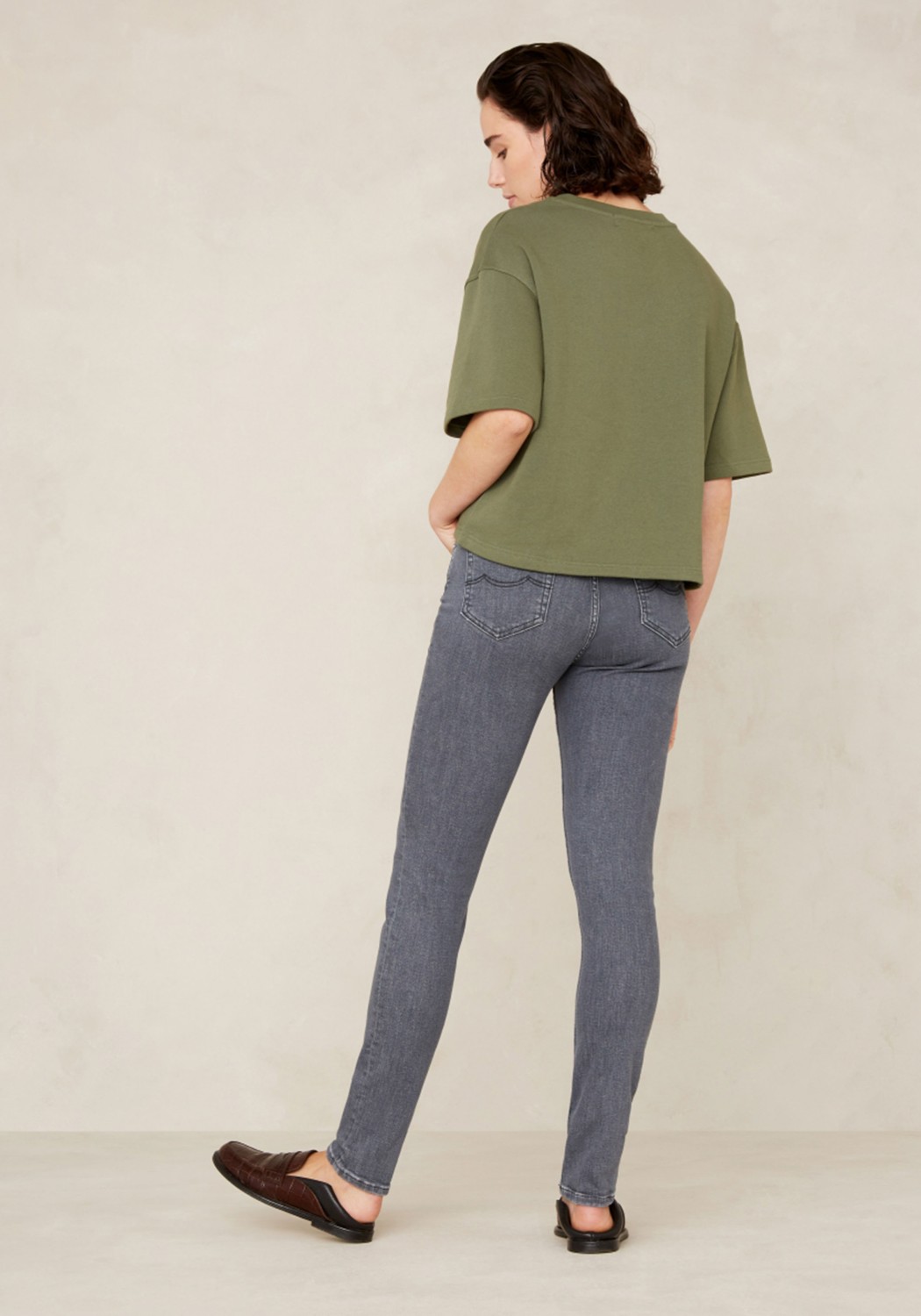 Kings Of Indigo Jeans Juno Medium Journey Flintstone Grey