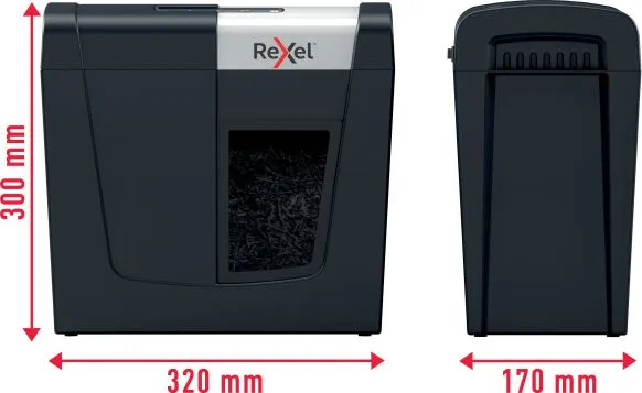Makulator Rexel Secure MC3 mikromakulering 2x15 mm (P-5)