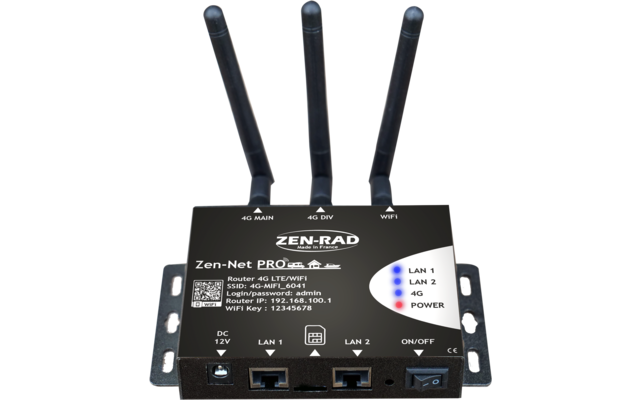 Reflexion 4G/LTE/WLAN Internet Router und 5G/4G/LTE/WLAN/GPS Dachantenne CarAeroKit5G geeignet für Smartphone/Tablet/PC/IP Kamera/Smart TV