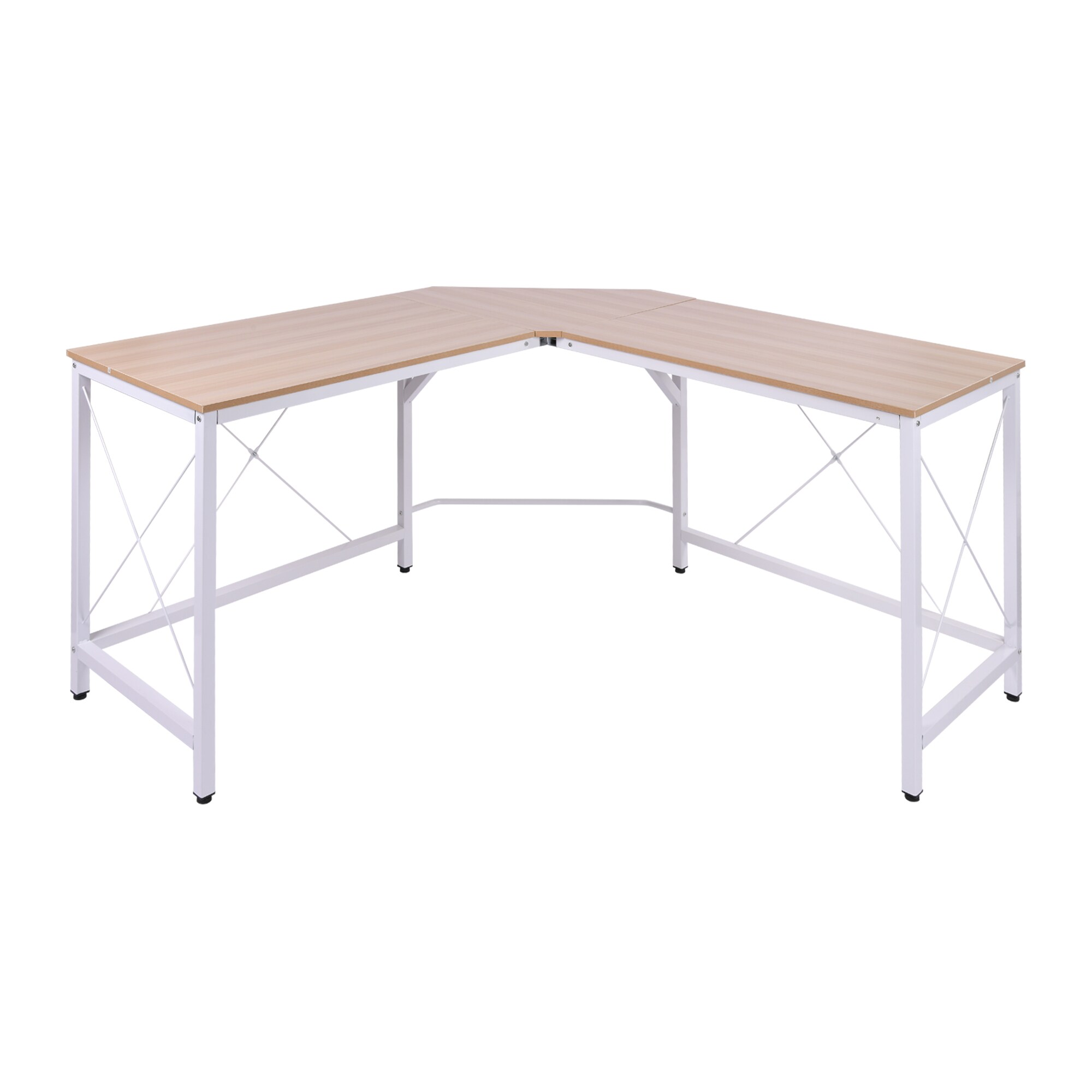 HOMCOM Winkelschreibtisch 150 x 150 x 76 cm (LxBxH)