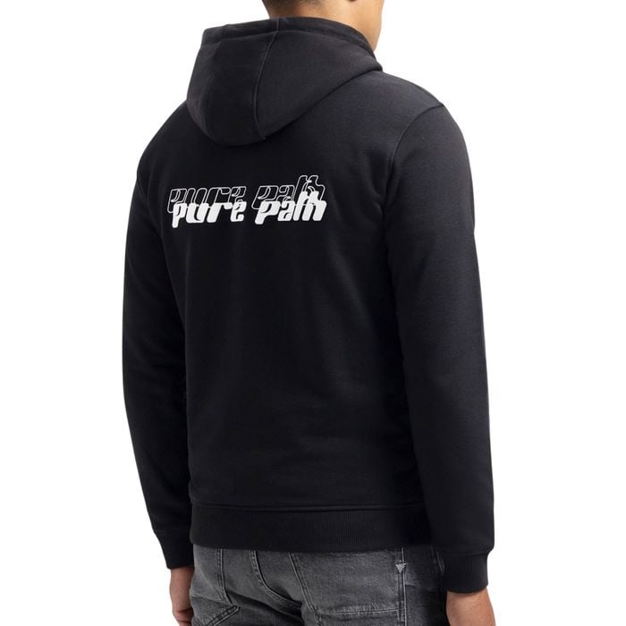 Pure Path Dimensional Script Hoodie Heren