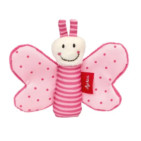 Sigikid Baby Greifling Schmetterling Red Stars