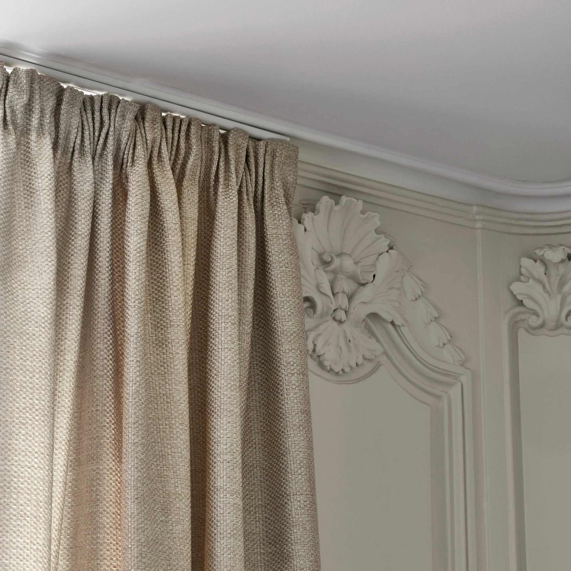 COCONUT - Rideau à galon fronceur | Beige