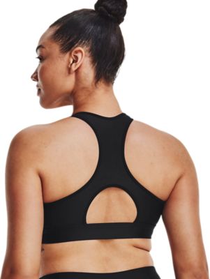 Under ArmourHeatGear Armour Mid Padless Sports Bra - schwarz