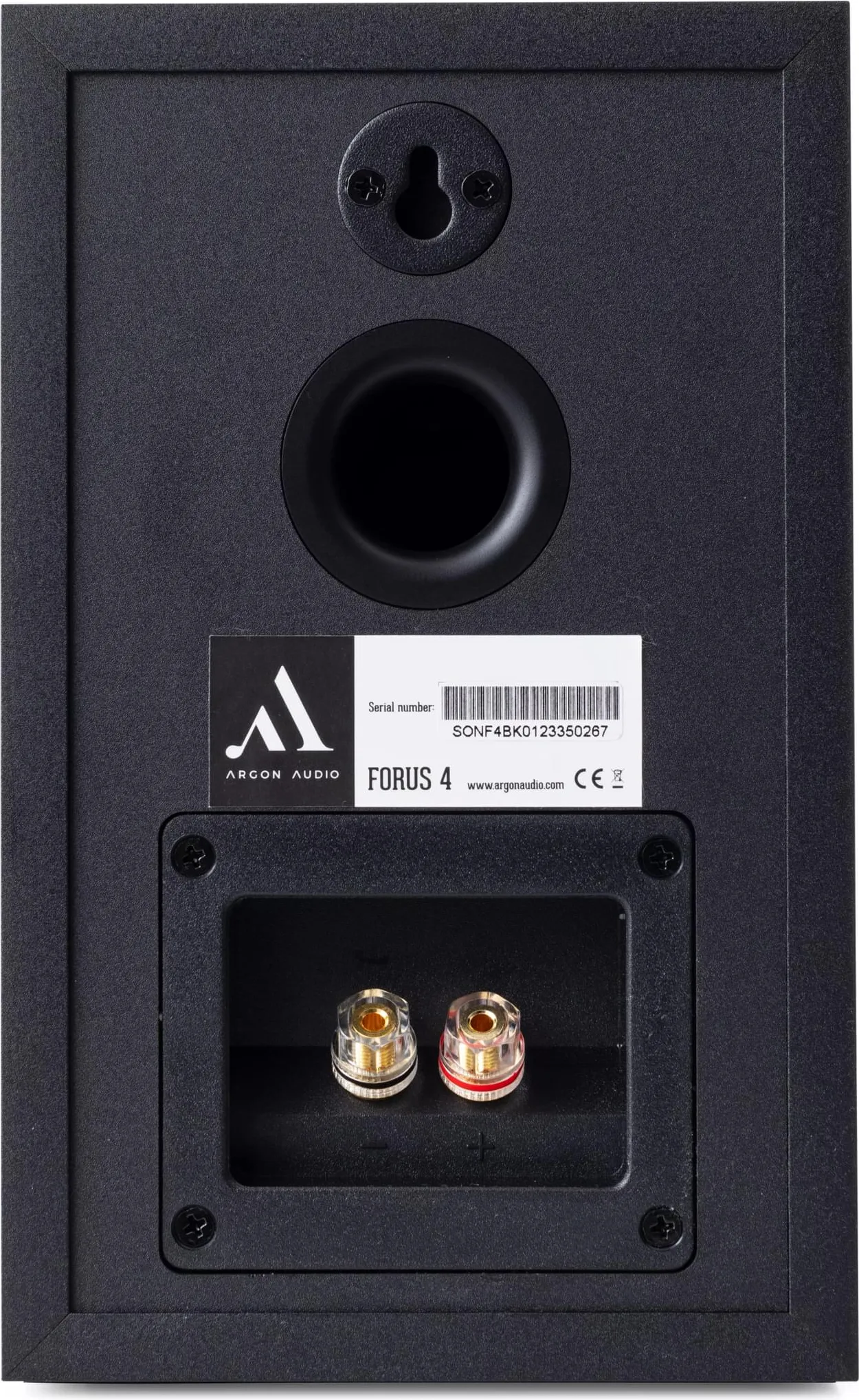 Argon Audio Forus 4 Noir (la paire) Enceintes bibliothèque