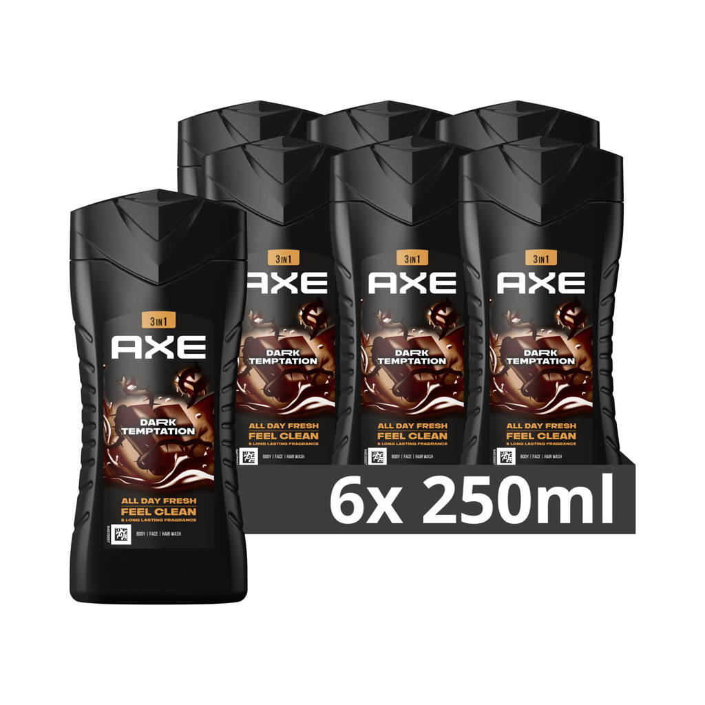 Dark Temptation 3-in-1 douchegel - 6 x 250 ml