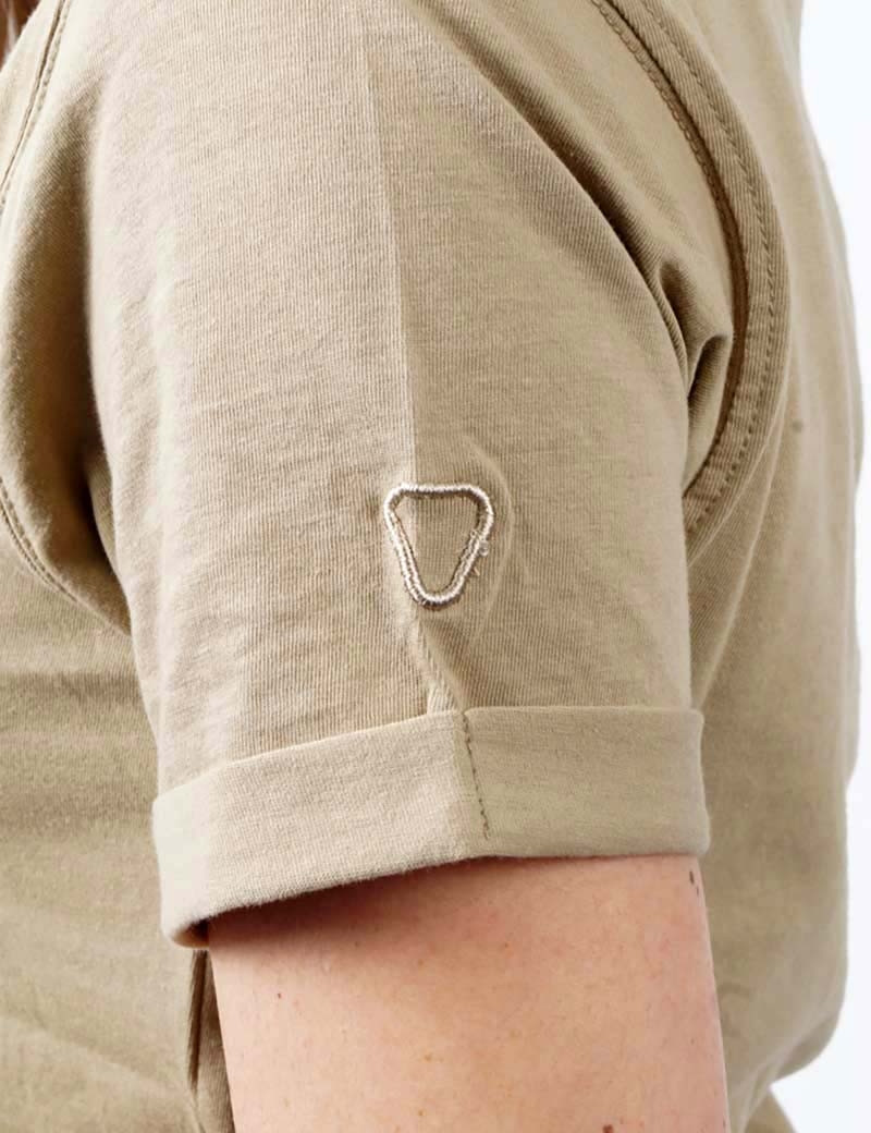 GERTRUDE&GASTON T-SHIRT ANDREA COL V SAND