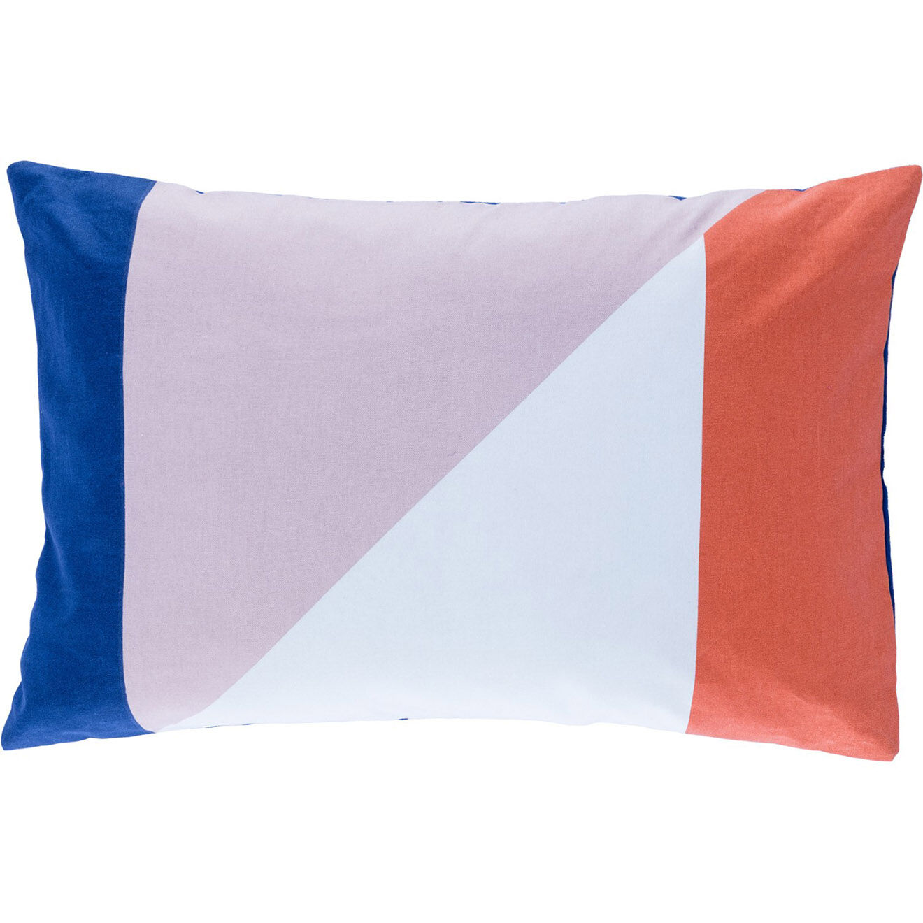 Febronie Housse de coussin d'extérieur Colorblock terracotta - 60x40 cm