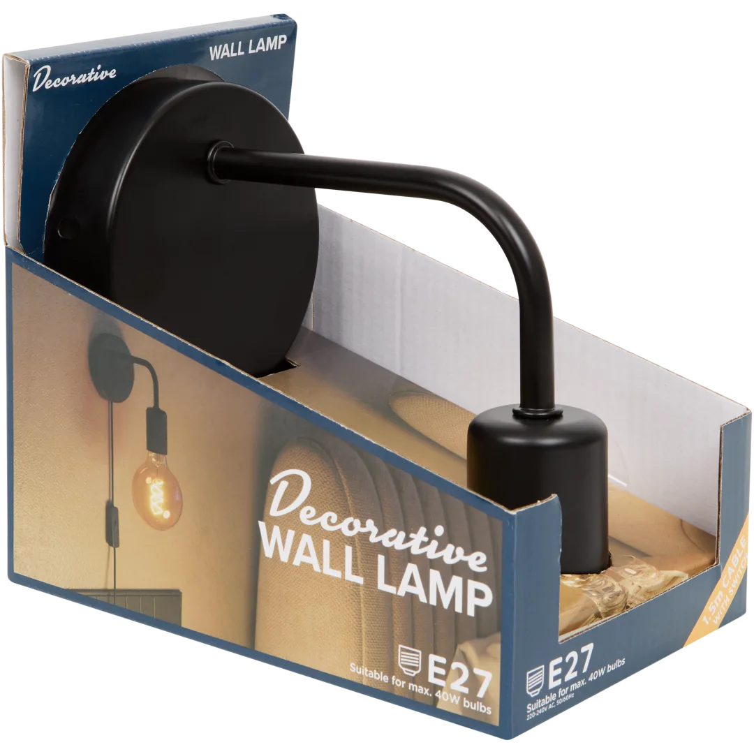 Eurodomest wandlamp Ø 10 x 15,5 cm | 40 watt