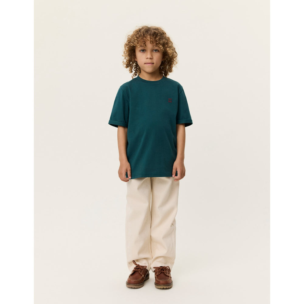 Køb Les Deux Kids Sea Moss Green Norregaard Contrast T-Shirt
