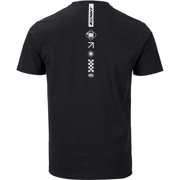 Kenny - T-shirt Meta Noir / Blanc