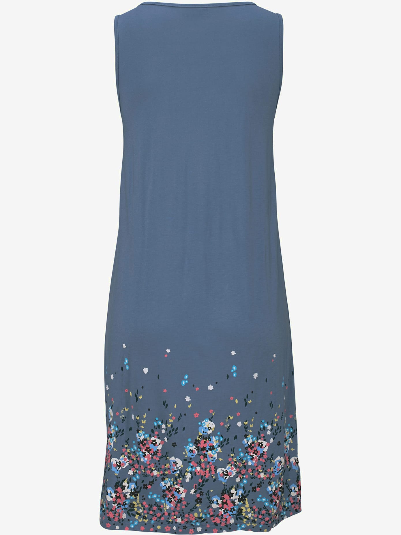 Robe de plage robe d'été imprimée sans manches