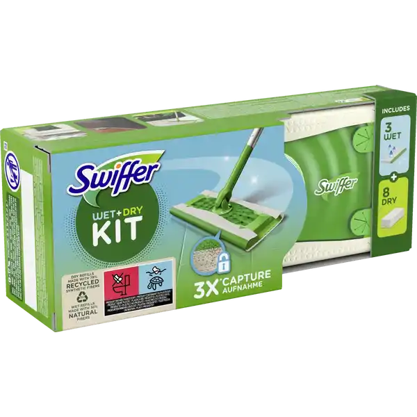 Wet & Dry Kit Staubwischer Starterset