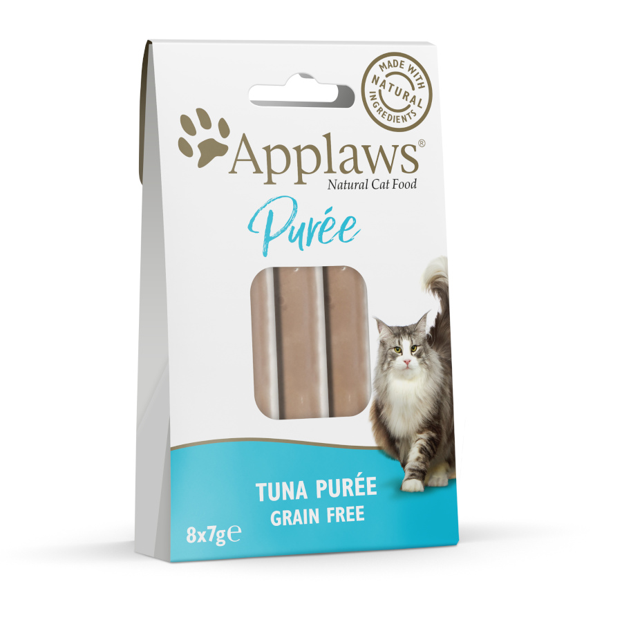 Applaws Petisco Purê de Atum para Gato - Pacote de 8