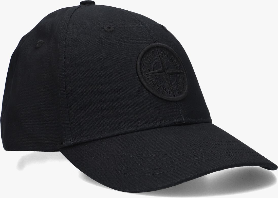 zwarte stone island pet baseball cap