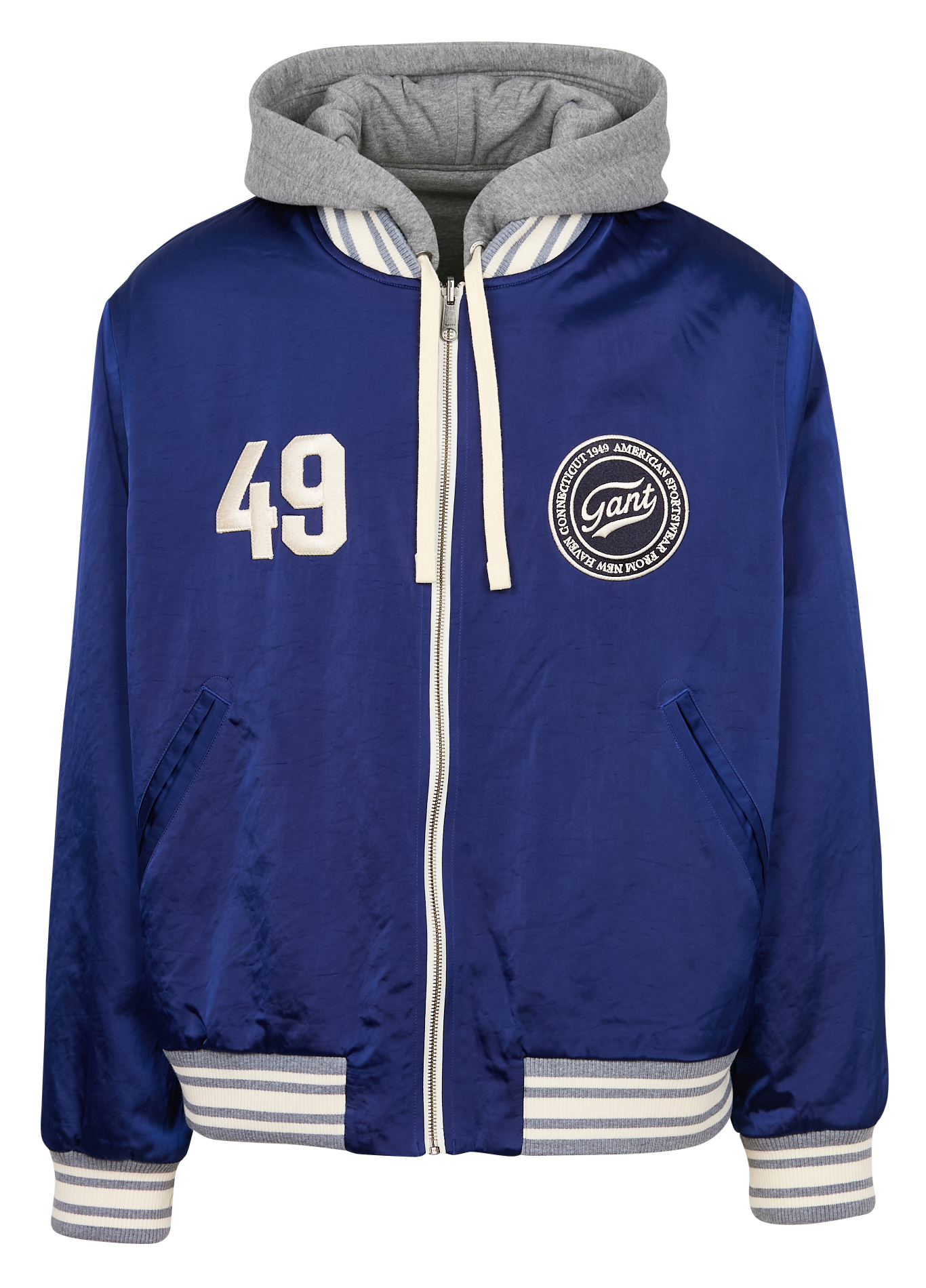 Veste à capuche réversible| Bleu
