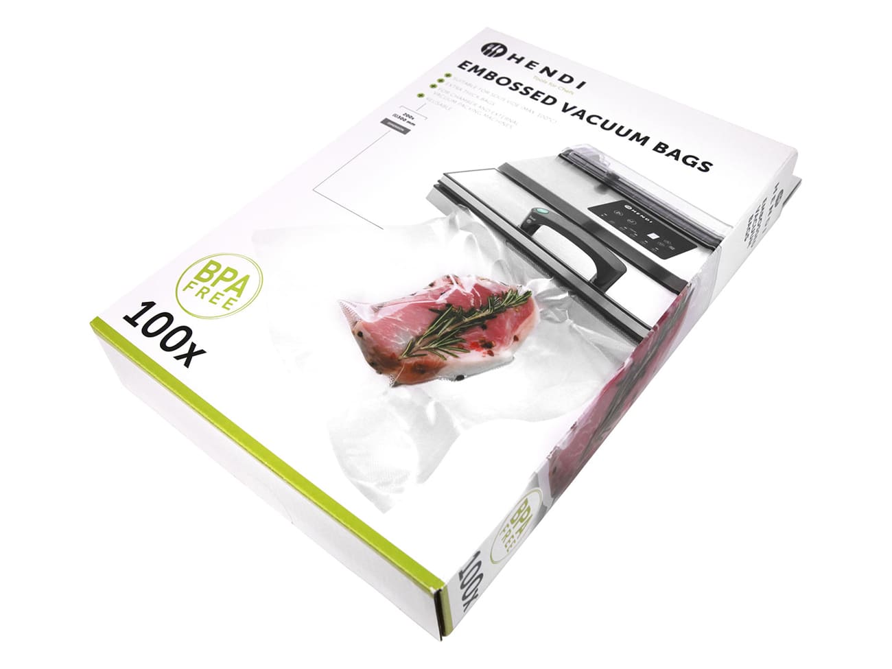 Sac sous-vide gaufré - 30 x 20 cm (x 100) - Hendi