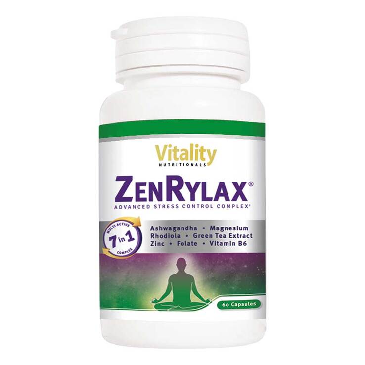 Zenrylax Anti-Stress-Komplex mit Ashwagandha Kapseln, 60 St
