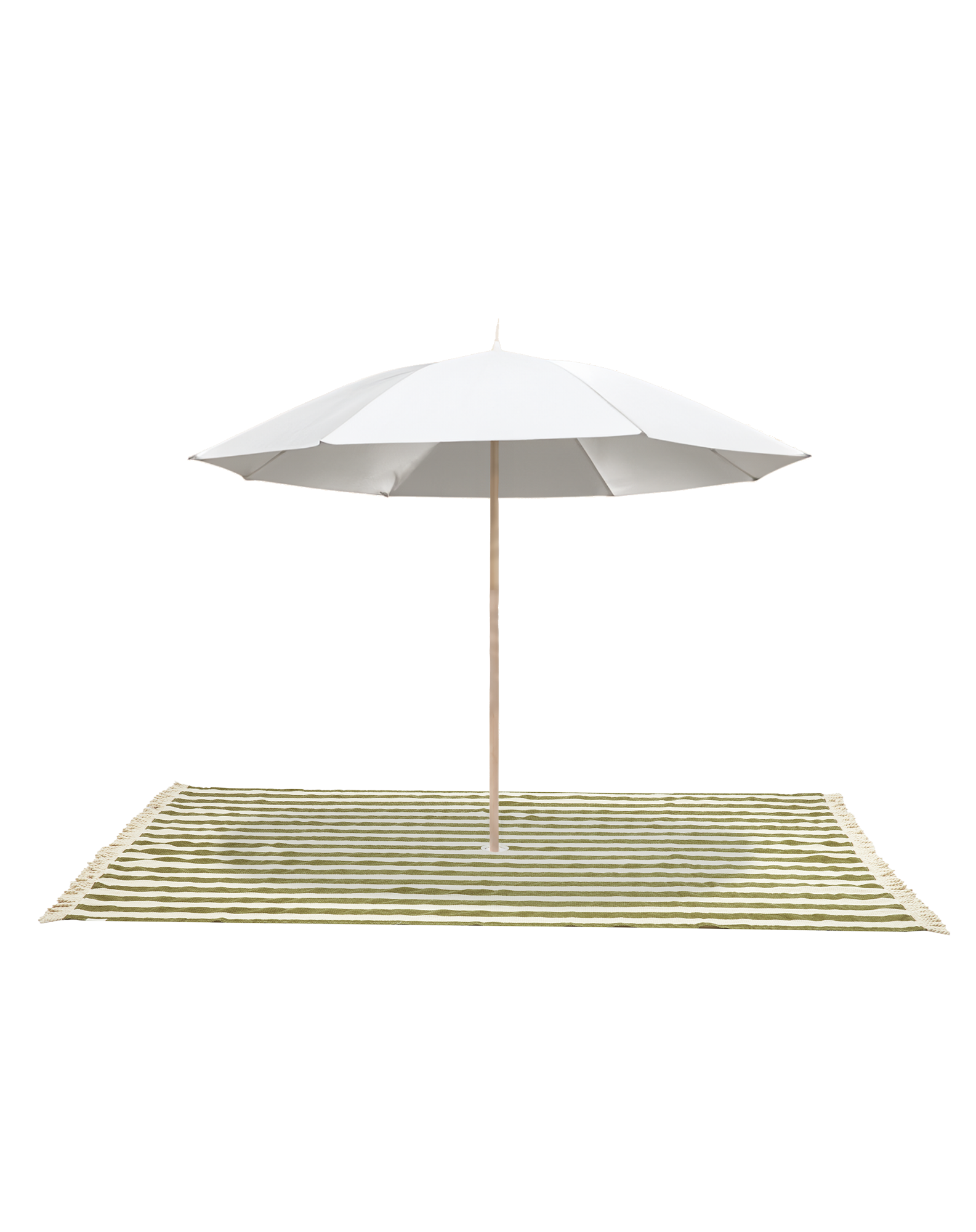 Serviette de plage xl portofino avec trou central | Vert
