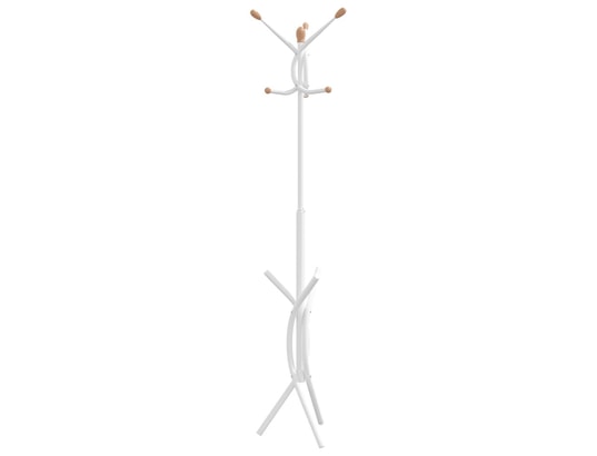 VIDAXL - Porte manteau Porte-manteau blanc 176 cm fer enduit de poudre