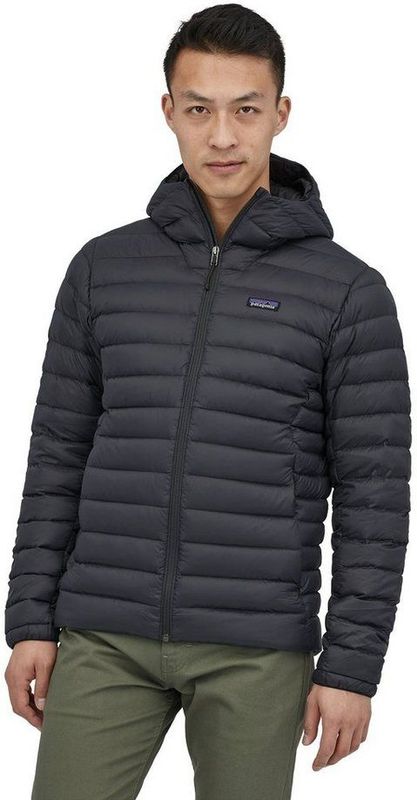 Patagonia - Down Sweater Hoody - Donsjack - Zwart/Grijs