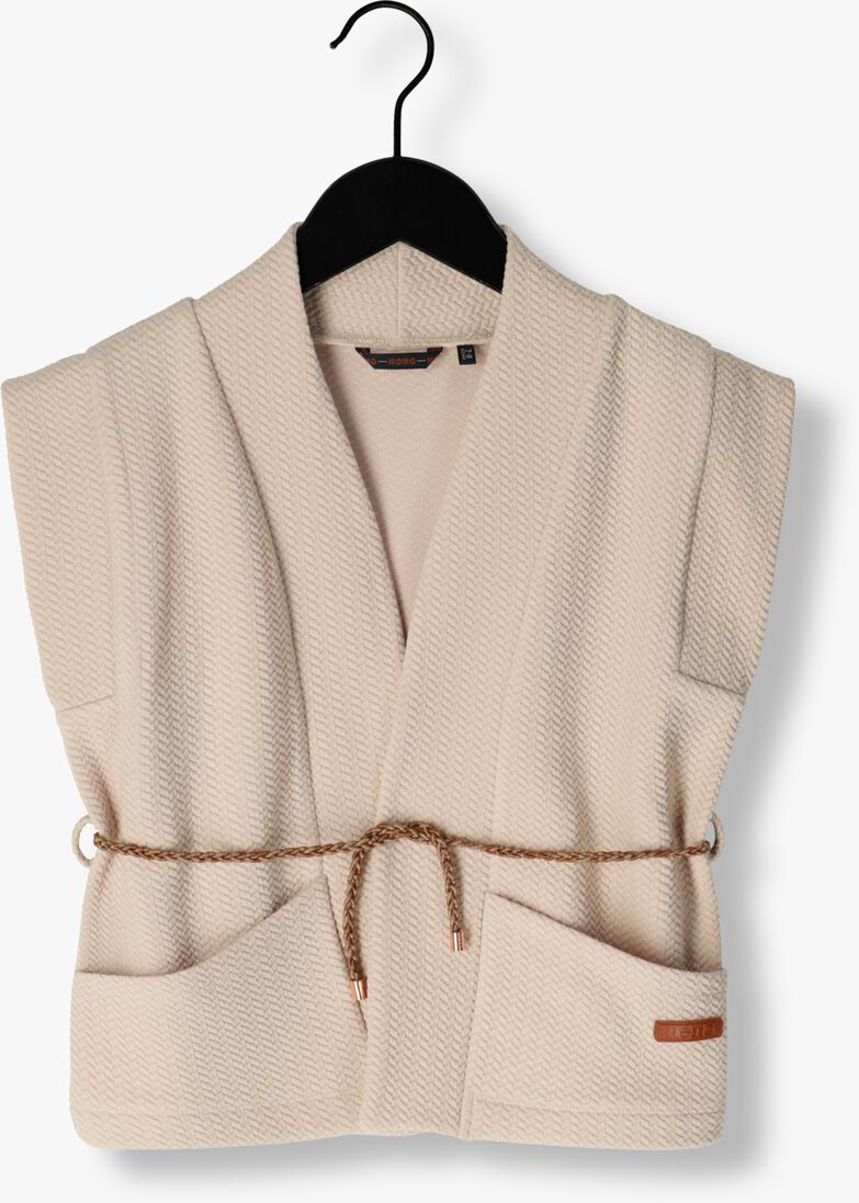 NONO lichtroze nono vest kila sleeveless jersey kimono