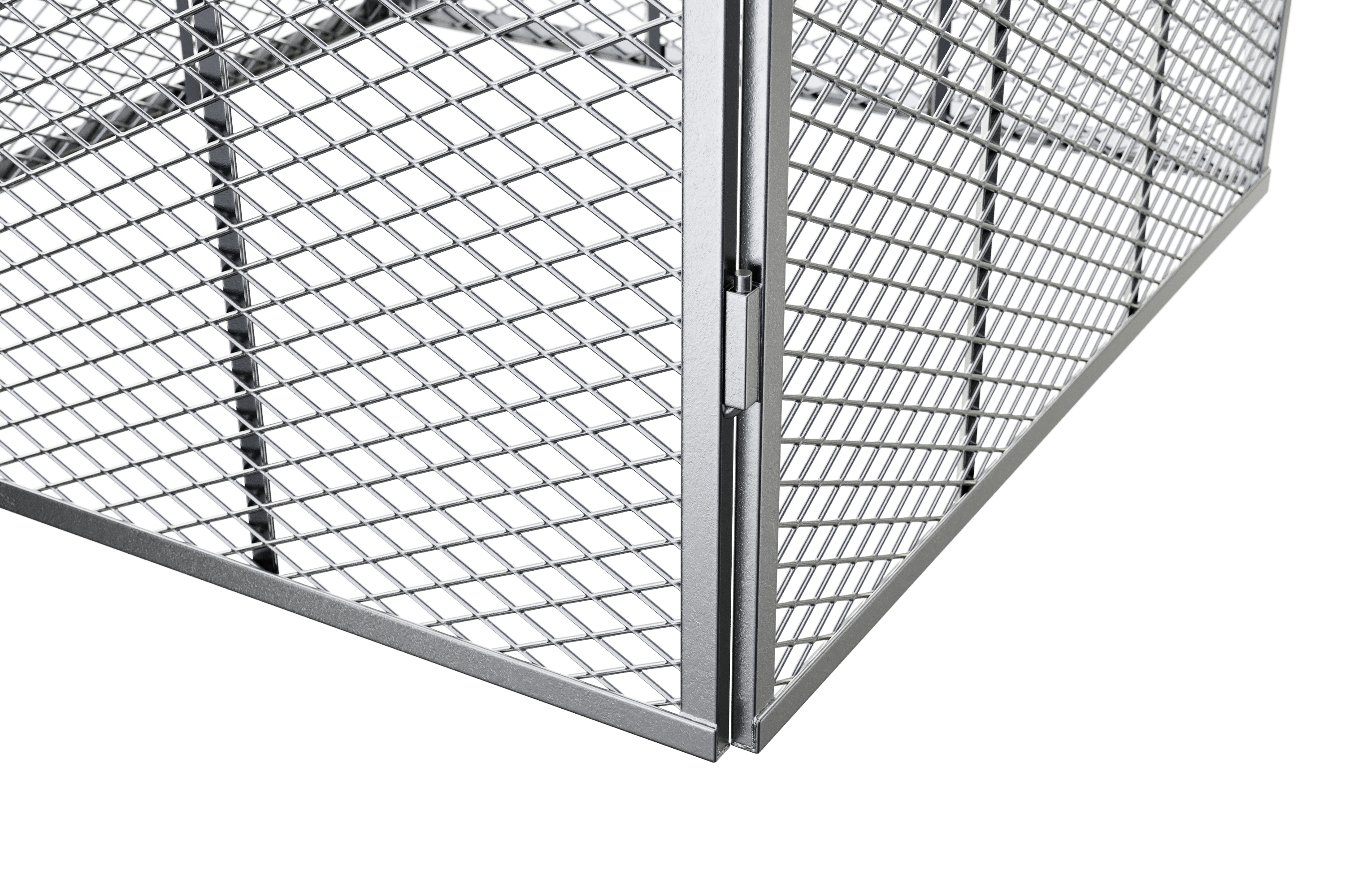 Komposter Metall 450L 80 x 80 x 70 cm