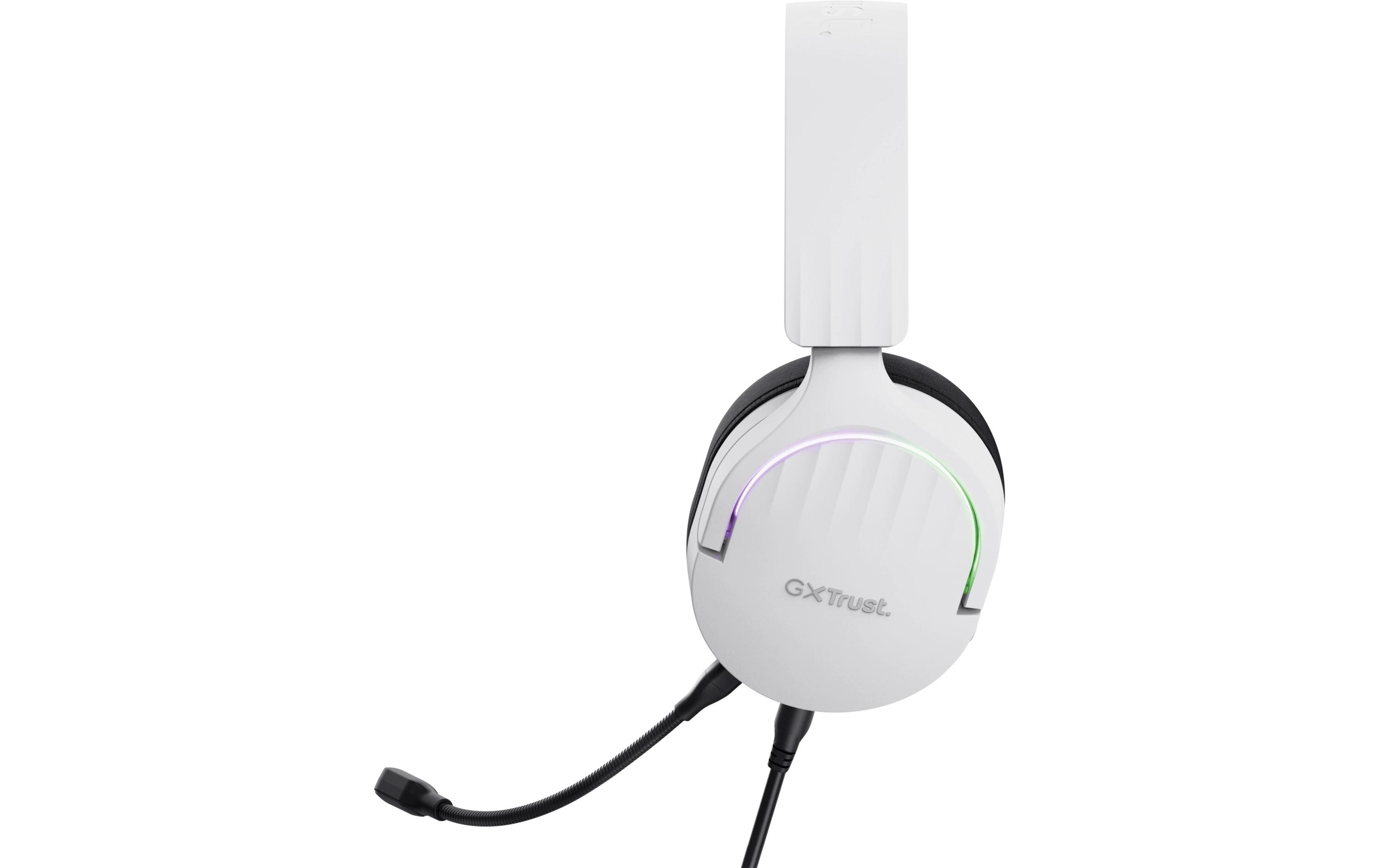 Headset GXT 490 FAYZO Schwarz/WeissLeistungsstarkes ohrumschliessendes 7.1 USB-Gaming-Headset für ein immersives Gaming-Erlebnis