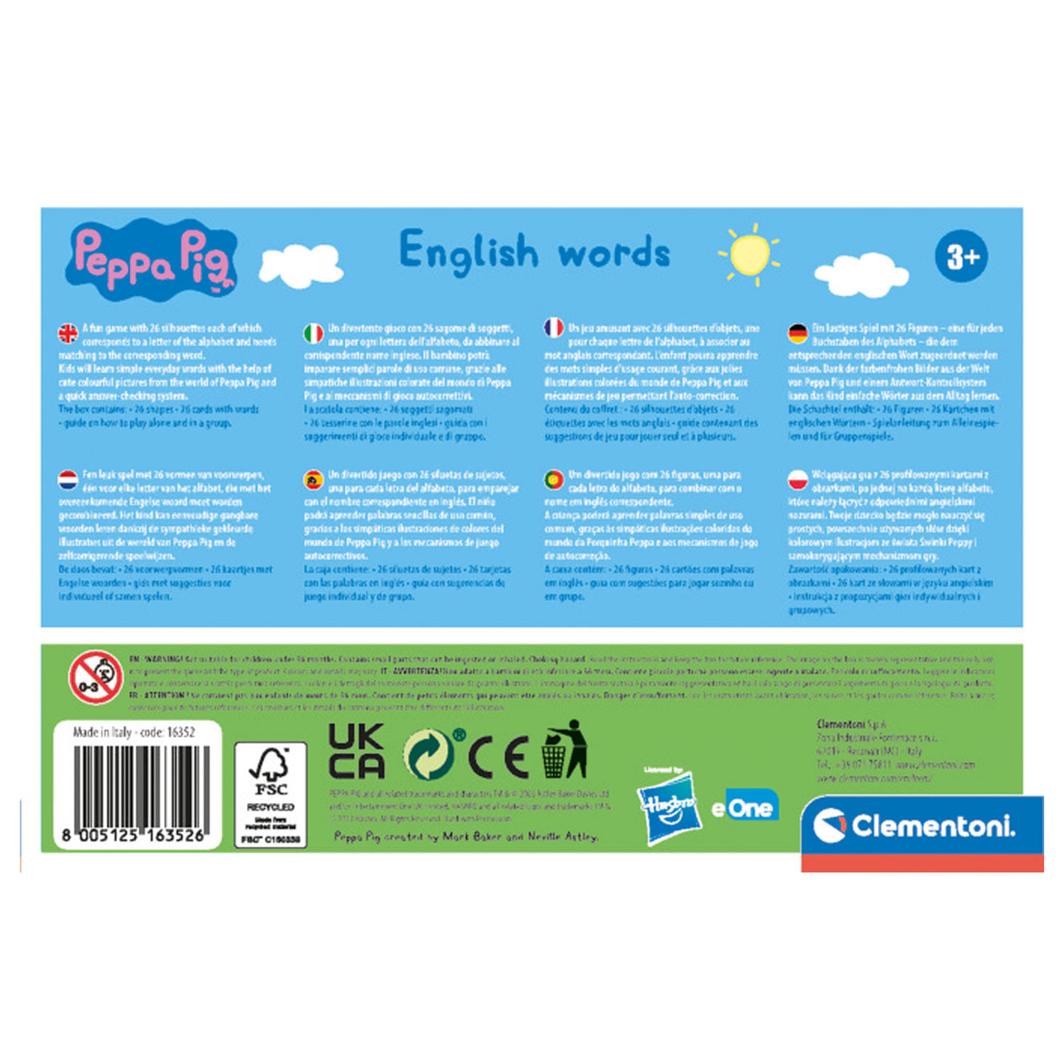 Clementoni Peppa Pig - Eerste Engelse Woordjes