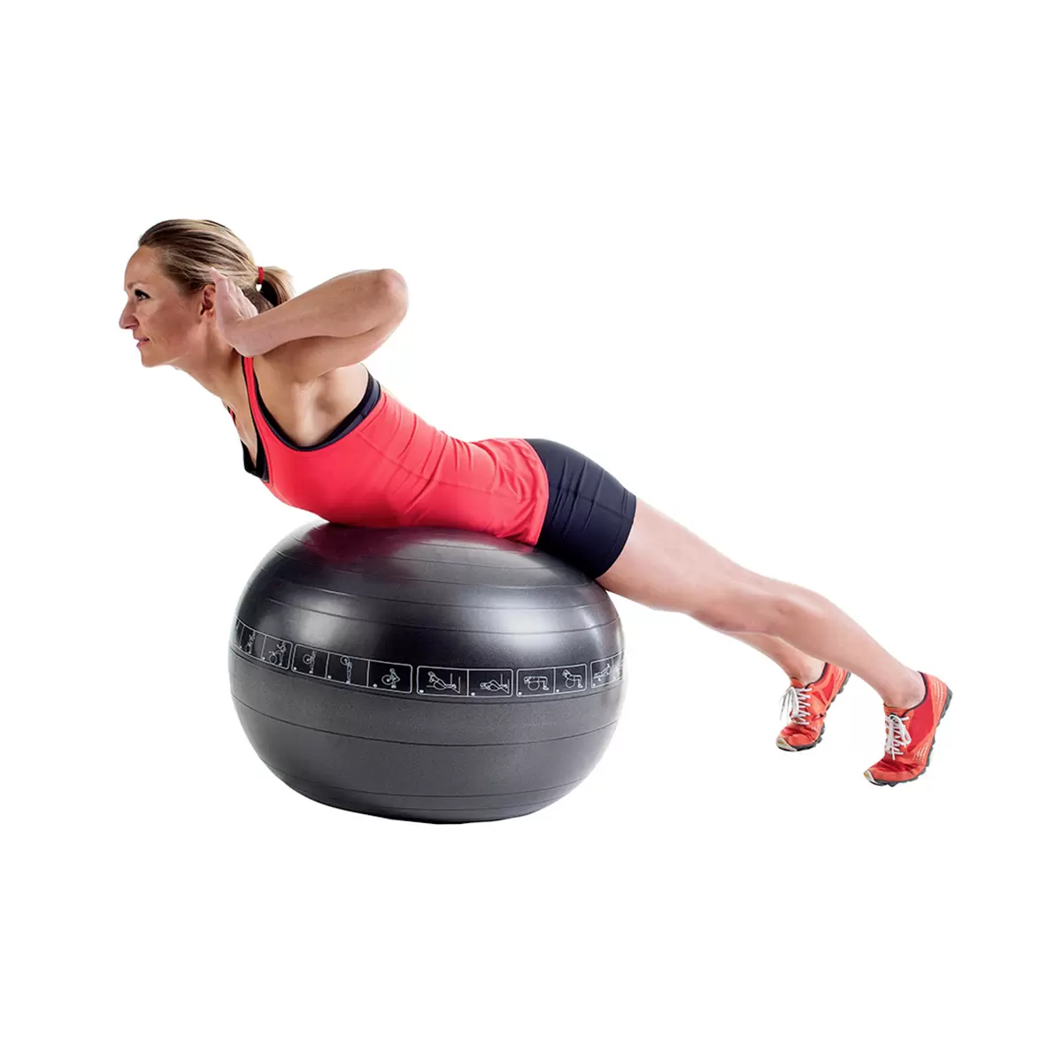 Gymnastikball mit Demo Pure2Improve