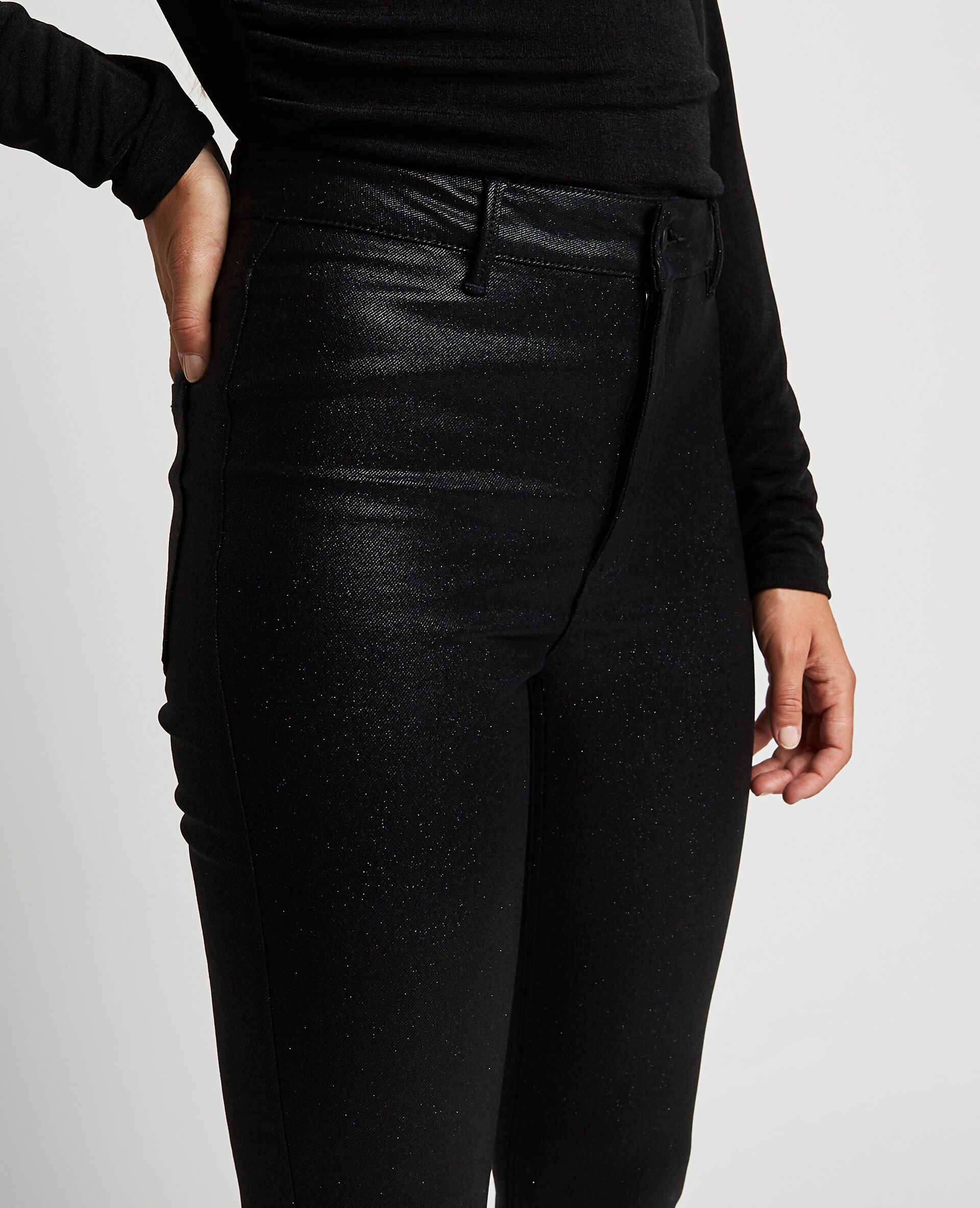 Jegging pailleté - Noir